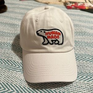 Human made white hat cap
